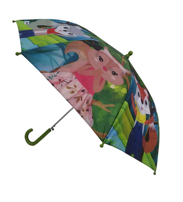 Petit pongé de cadre en métal parapluie de deux couches pour des enfants