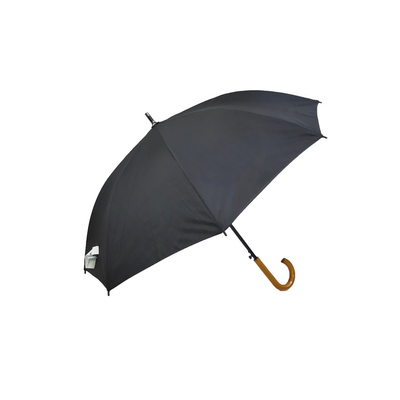 Parapluie ouvert automatique imperméable de poignée en bois de double couche