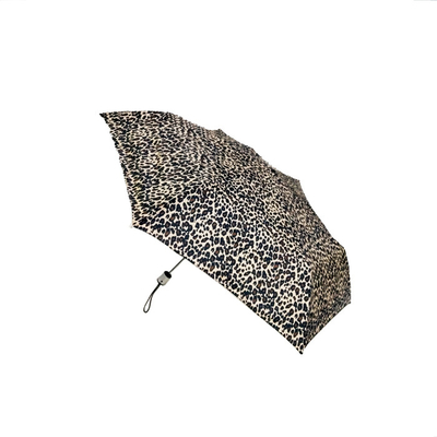 Le léopard a imprimé anti Mini Windproof Pocket Umbrella UV