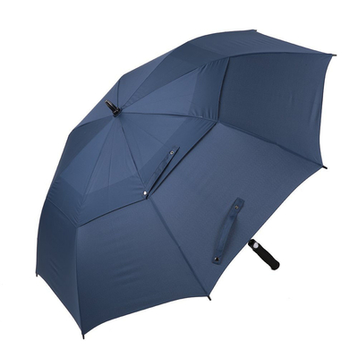 Parapluie promotionnel de pluie de golf de double couche du pongé 190T