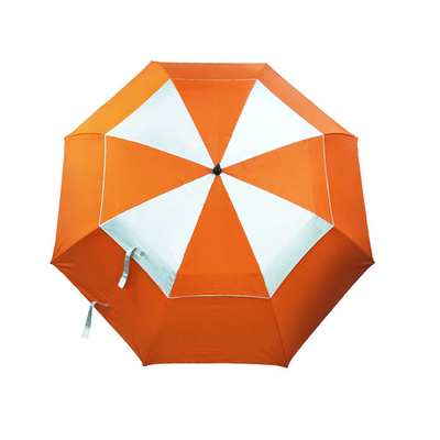 Les doubles couches jouent au golf le conduit de parapluie fort avec Logo Prints