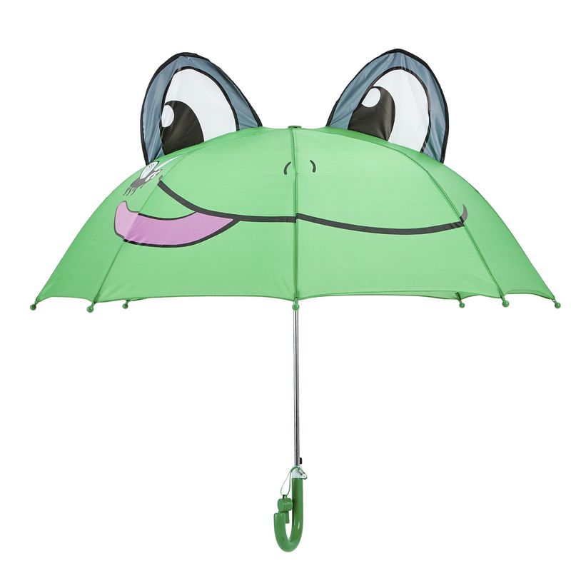 Parapluie compact pour enfants avec imprimante personnalisable en tissu polyester Pongee durable et poignée en plastique confortable