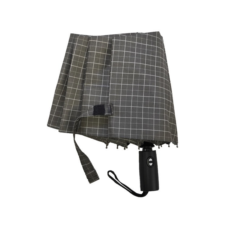 Parapluie automatique pliable 3 avec une durabilité améliorée grâce à l'arbre métallique et au cadre en fibre de verre