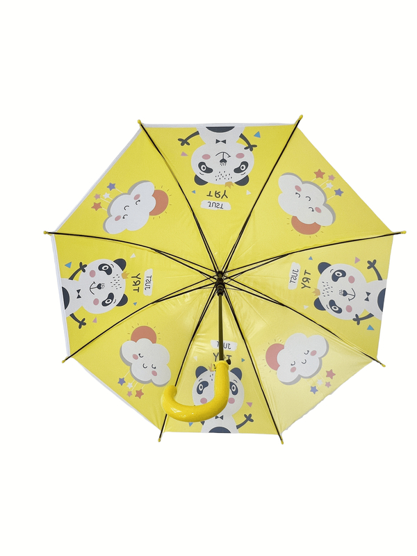 2025 Nouveau design OEM 19 pouces Dôme Carton et Animaux Super imperméable Pour enfants parapluie POE PVC