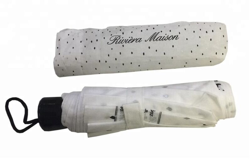 Longueur plié 11 pouces Parapluie de voyage automatique comprenant un diamètre ouvert de 105 cm et un contrôle manuel d'ouverture et de fermeture assurant une couverture