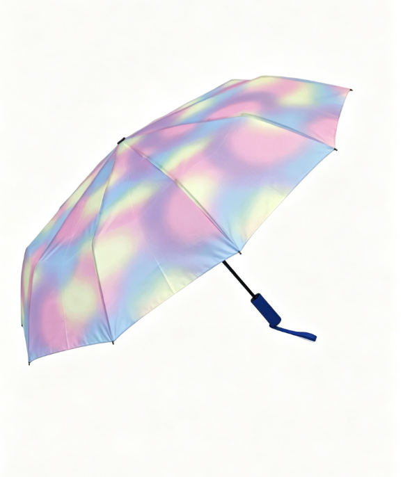 Parapluie pliable entièrement automatique, côtes renforcées anti-inversion, protection UV UPF50