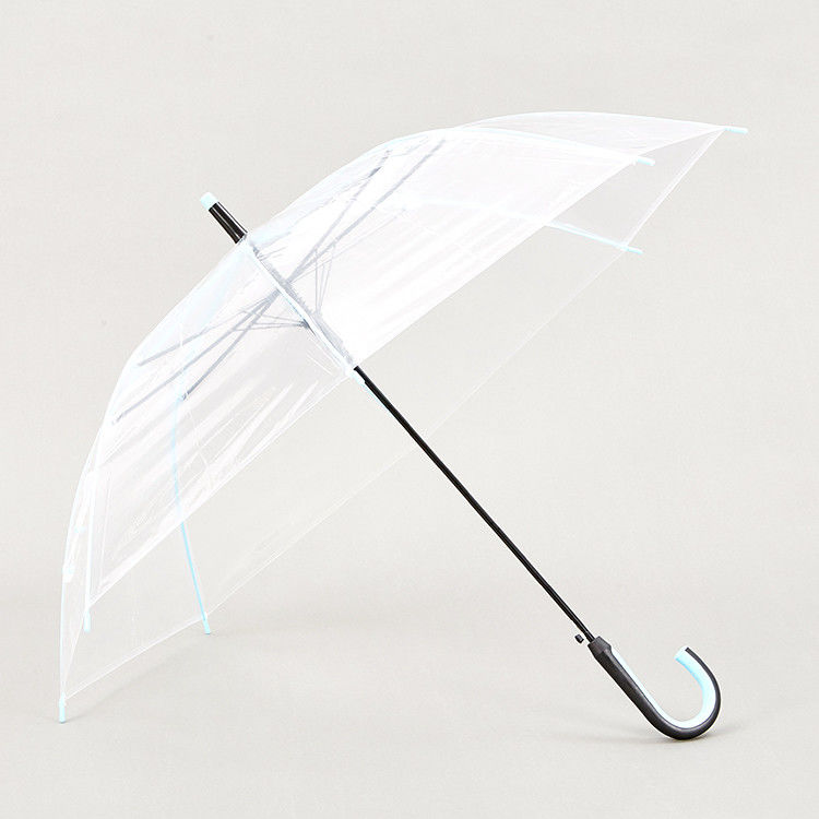 23 pouces 8K Colorier Manche de parapluie Colorier cadre Parapluie transparente