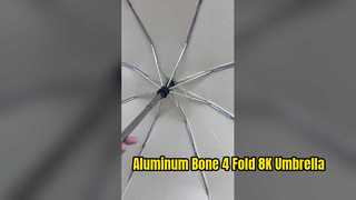 Parapluie 8K à 4 plis en aluminium